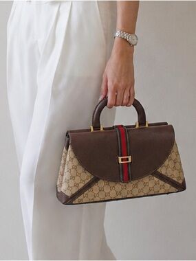(5) GUCCI RARE 70s handbag